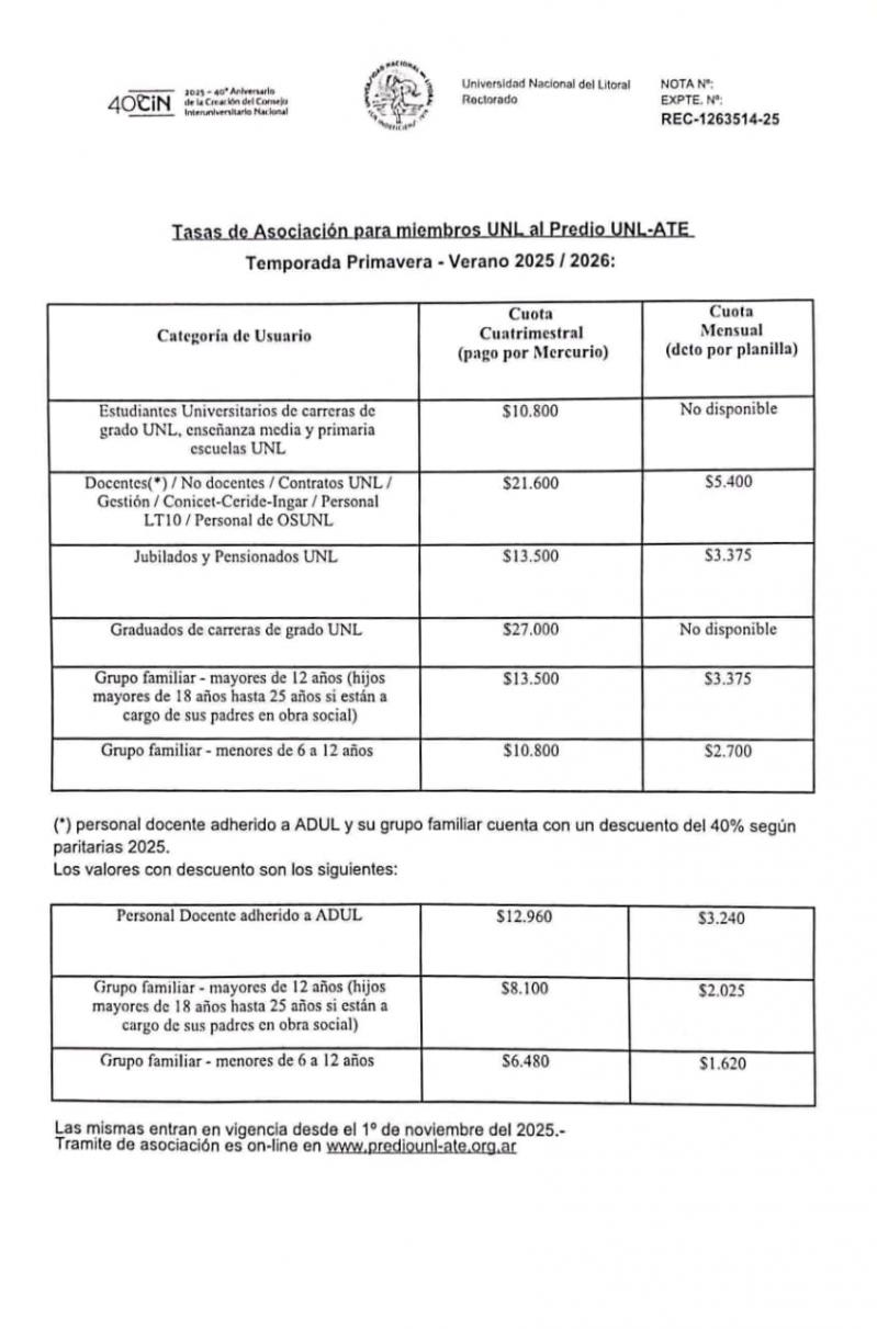 ¿Como asociarme al Predio UNL-ATE?